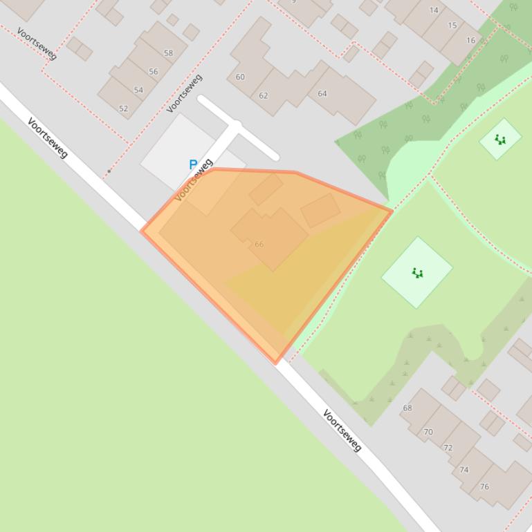 Kaart van postcodegebied 5521PS.