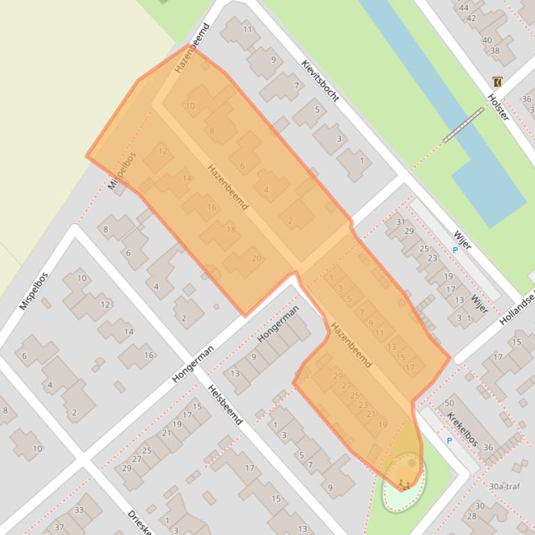 Kaart van postcodegebied 5521SH.