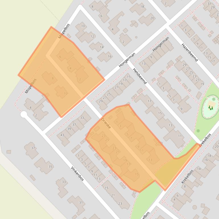 Kaart van postcodegebied 5521SK.