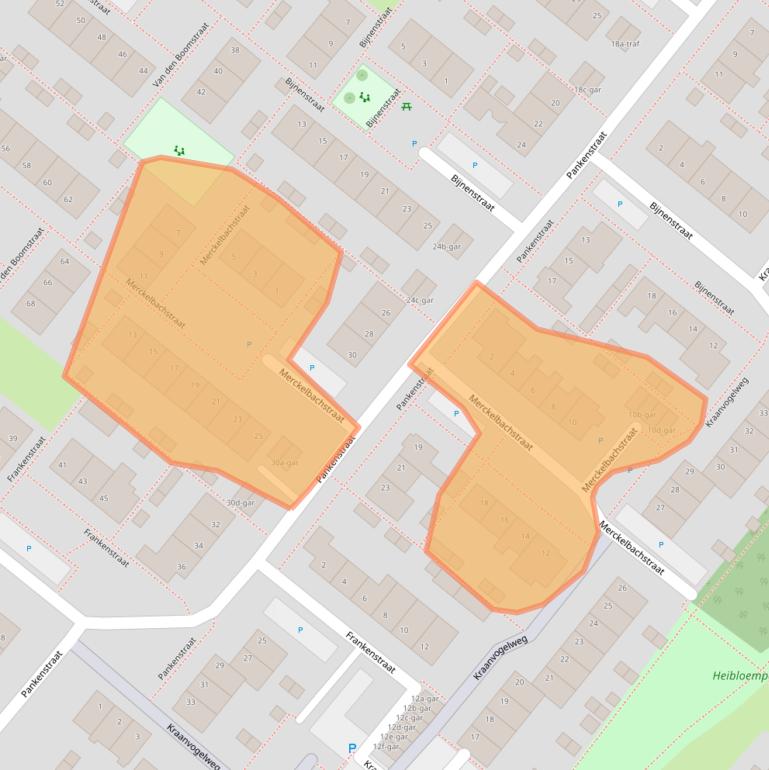 Kaart van postcodegebied 5521VH.