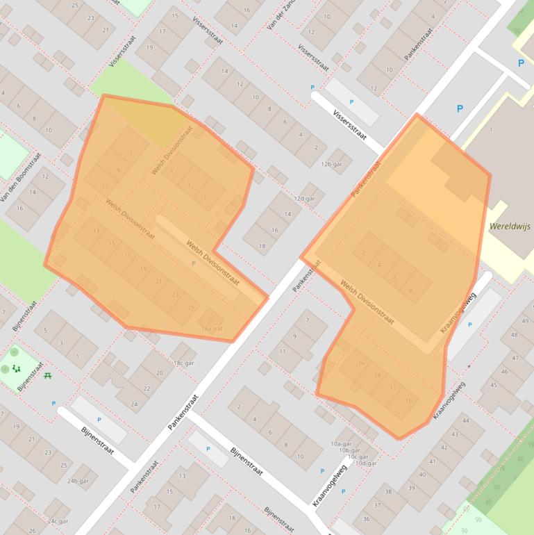 Kaart van postcodegebied 5521VK.