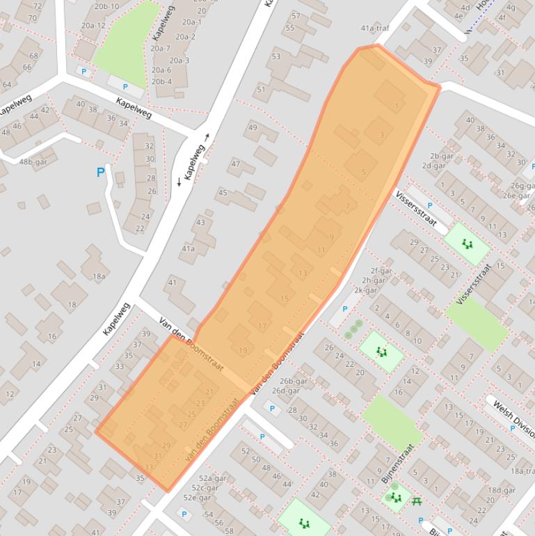 Kaart van postcodegebied 5521VR.