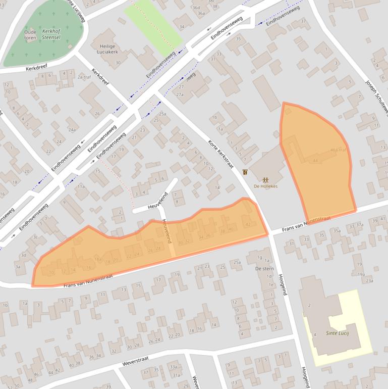 Kaart van postcodegebied 5524AV.