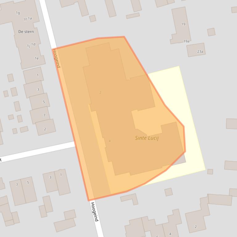 Kaart van postcodegebied 5524BL.