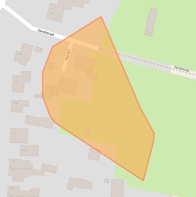 Kaart van postcodegebied 5524BS.