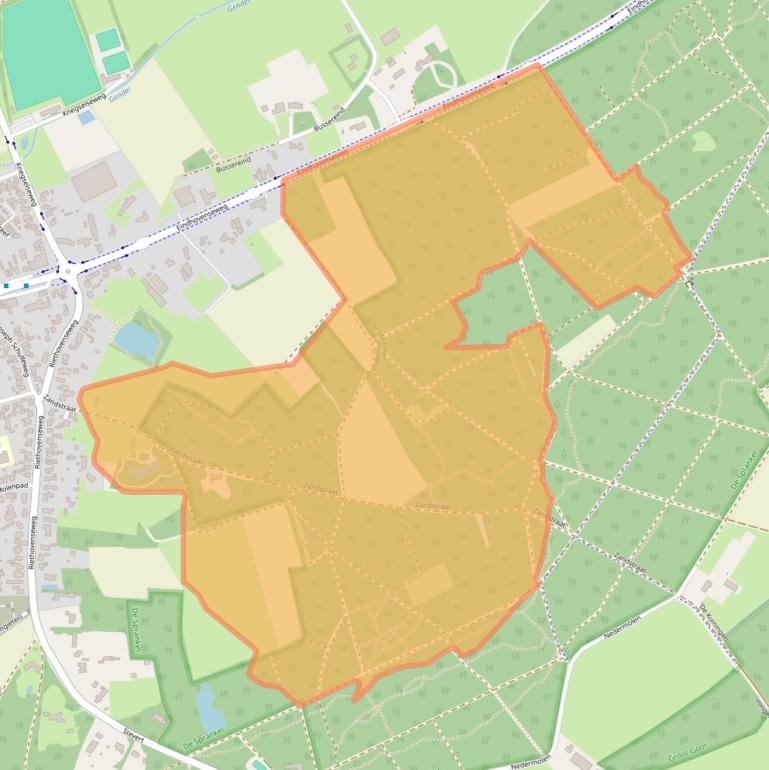 Kaart van postcodegebied 5524KA.