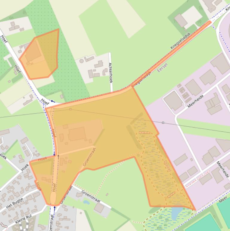 Kaart van postcodegebied 5525AB.