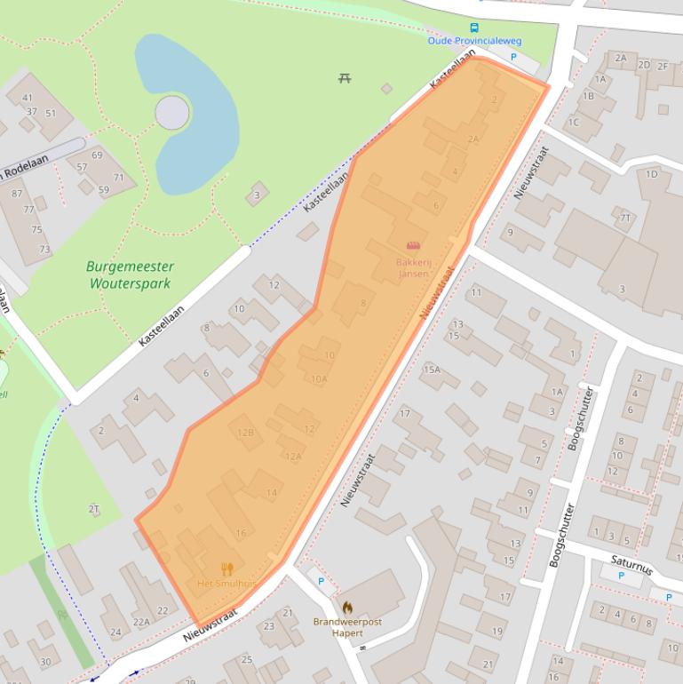 Kaart van postcodegebied 5527AT.