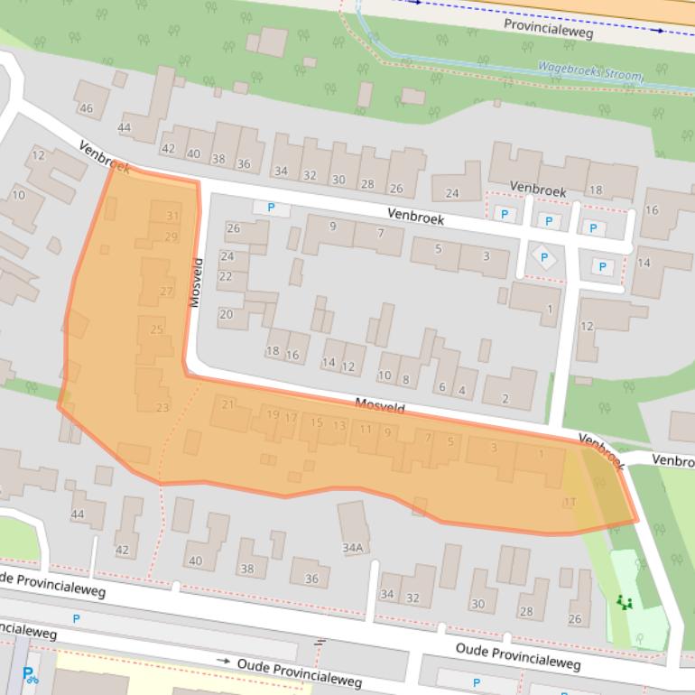 Kaart van postcodegebied 5527BK.