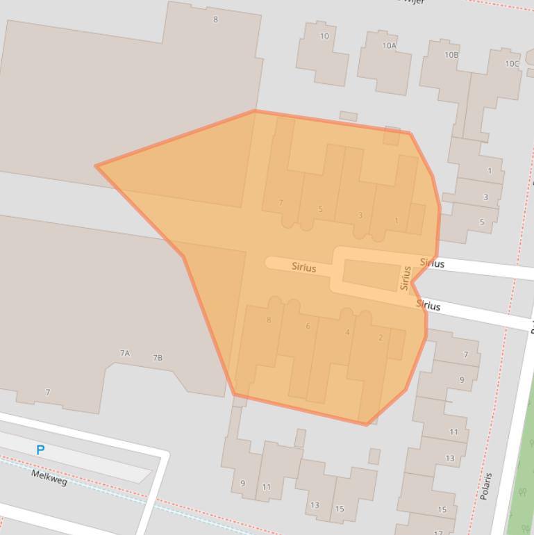 Kaart van postcodegebied 5527EP.