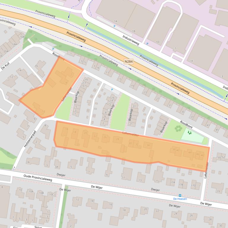 Kaart van postcodegebied 5527ES.