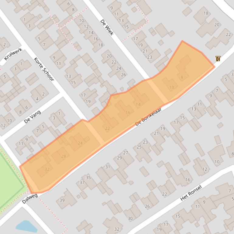 Kaart van postcodegebied 5527GD.