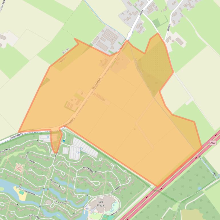 Kaart van postcodegebied 5527JH.