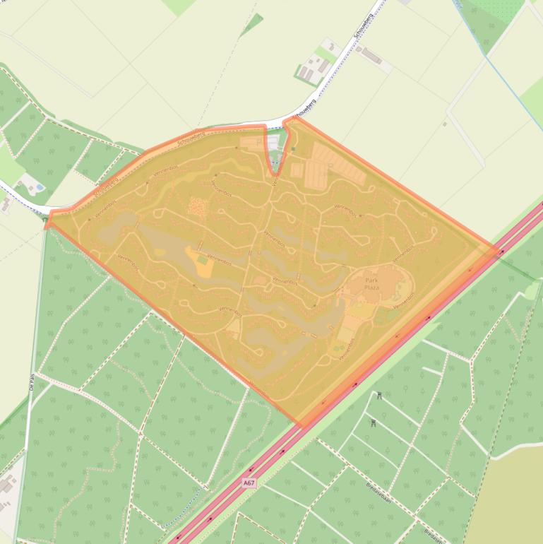 Kaart van postcodegebied 5527JK.