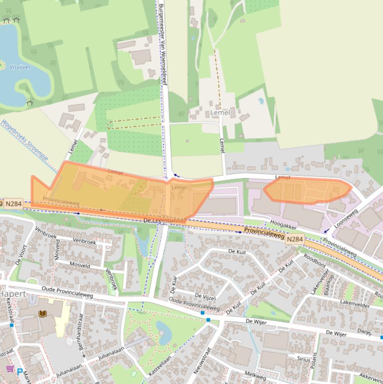 Kaart van postcodegebied 5527JM.