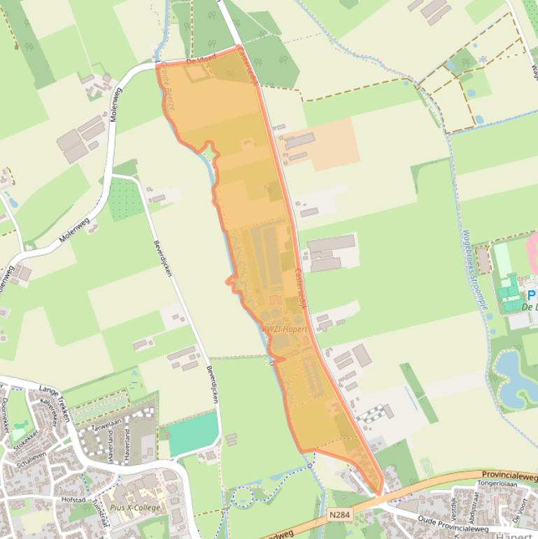 Kaart van postcodegebied 5527JR.