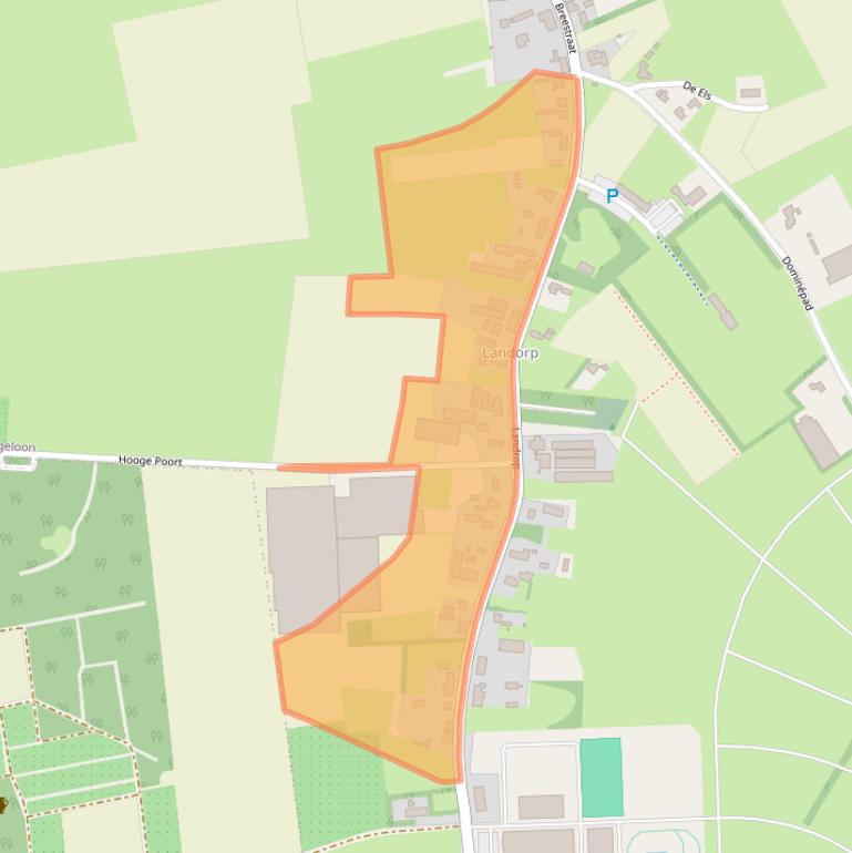Kaart van postcodegebied 5528NA.