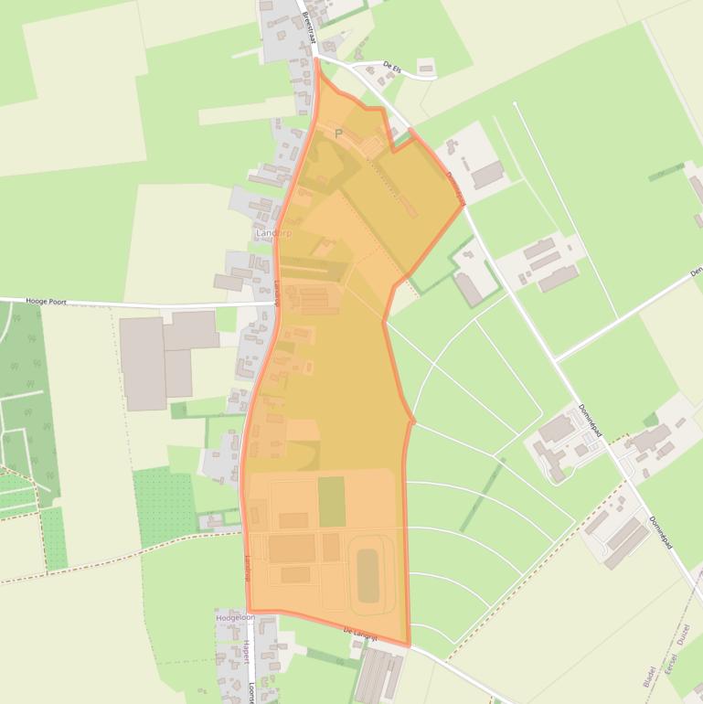 Kaart van postcodegebied 5528NB.