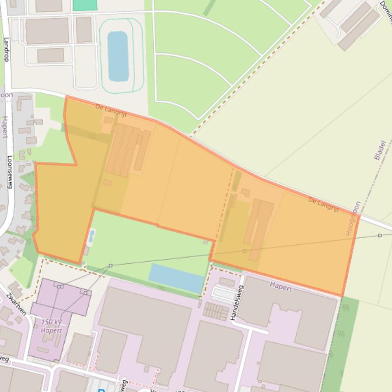 Kaart van postcodegebied 5528NM.