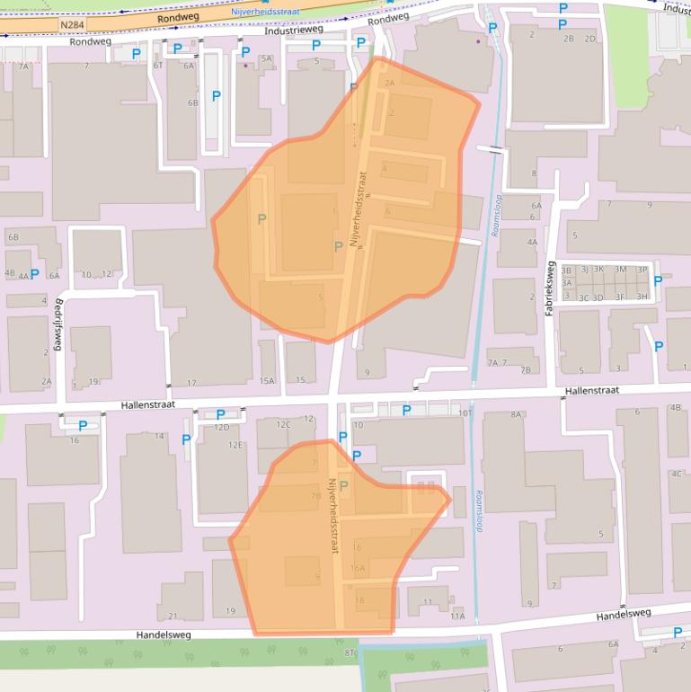 Kaart van postcodegebied 5531AA.