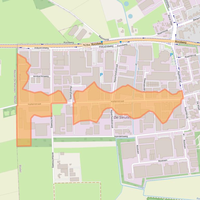Kaart van postcodegebied 5531AB.