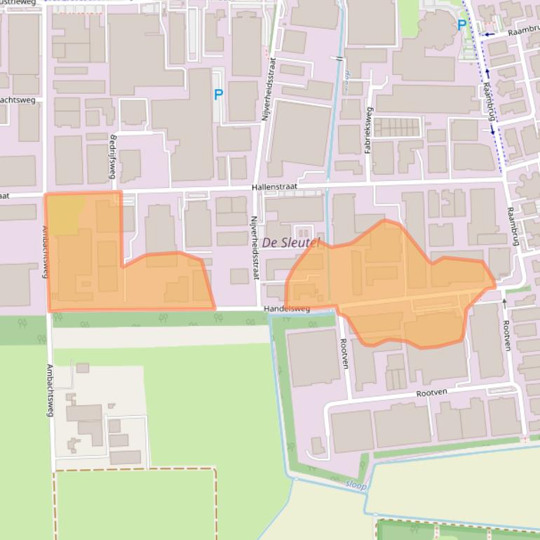Kaart van postcodegebied 5531AE.