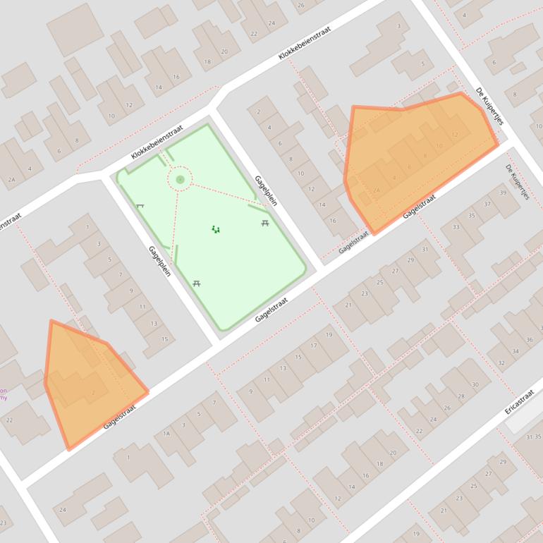 Kaart van postcodegebied 5531CM.
