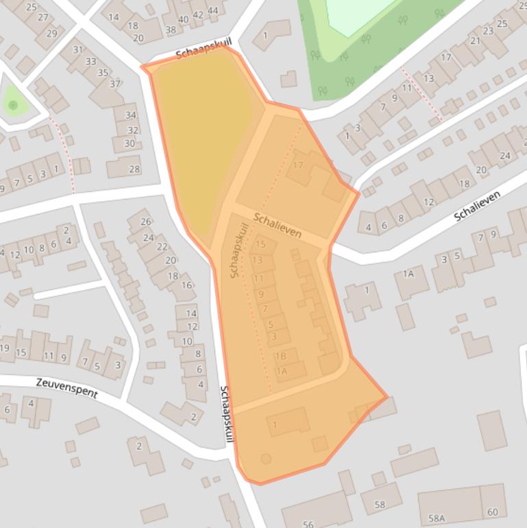 Kaart van postcodegebied 5531DM.