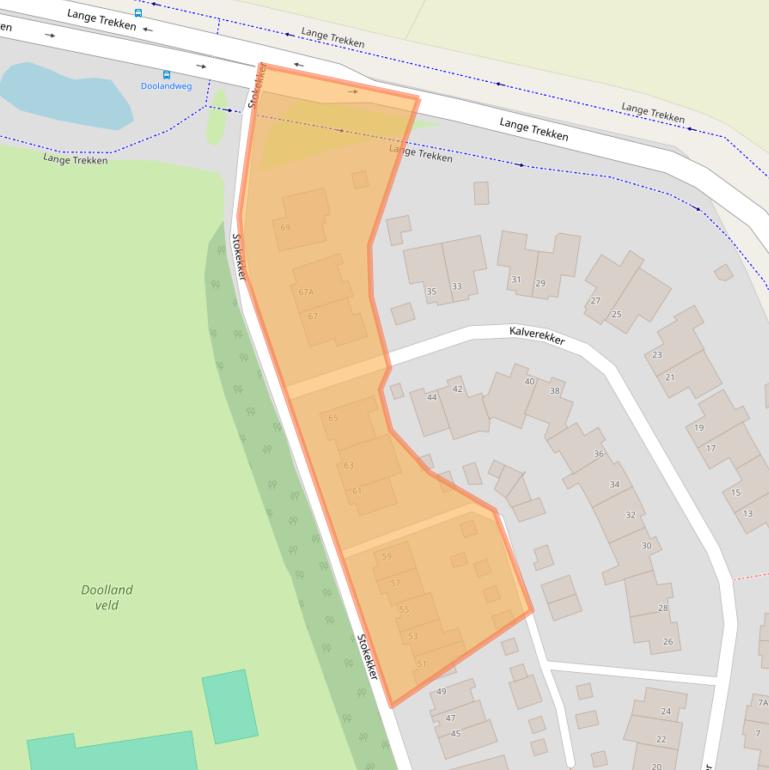 Kaart van postcodegebied 5531DP.