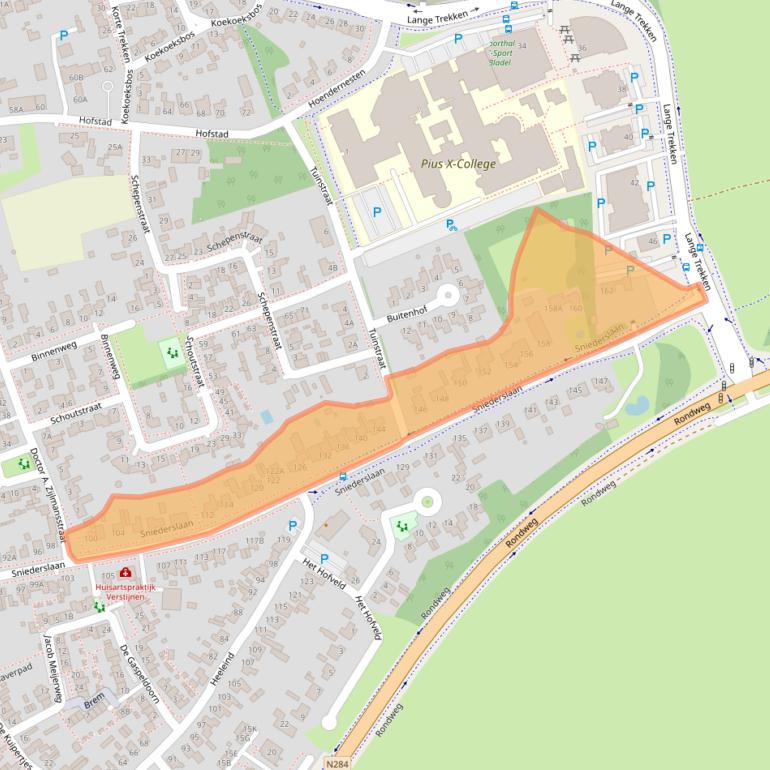 Kaart van postcodegebied 5531EN.