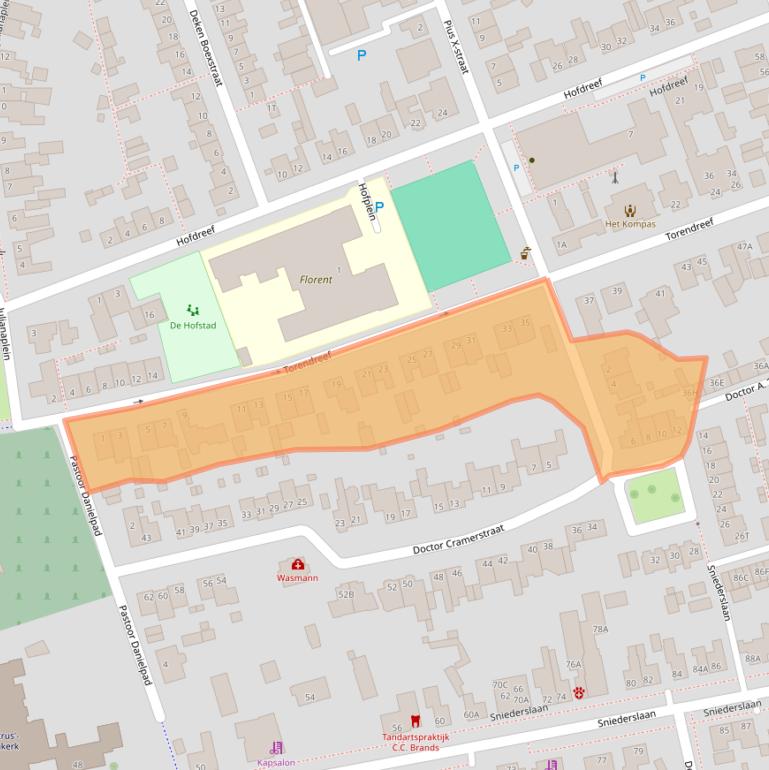 Kaart van postcodegebied 5531ES.