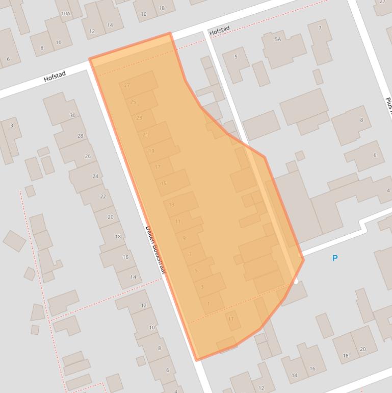 Kaart van postcodegebied 5531EX.