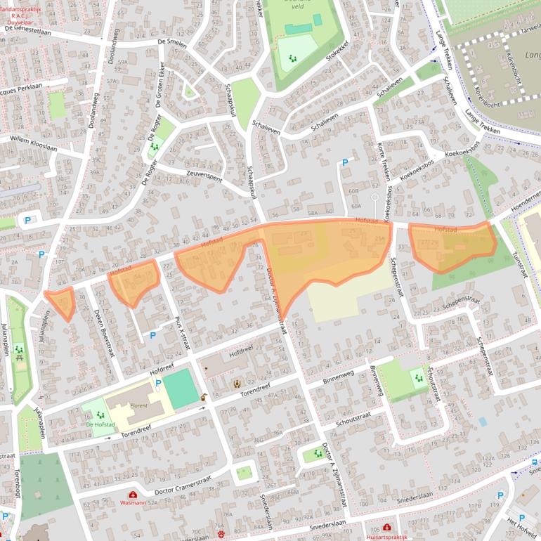 Kaart van postcodegebied 5531GB.