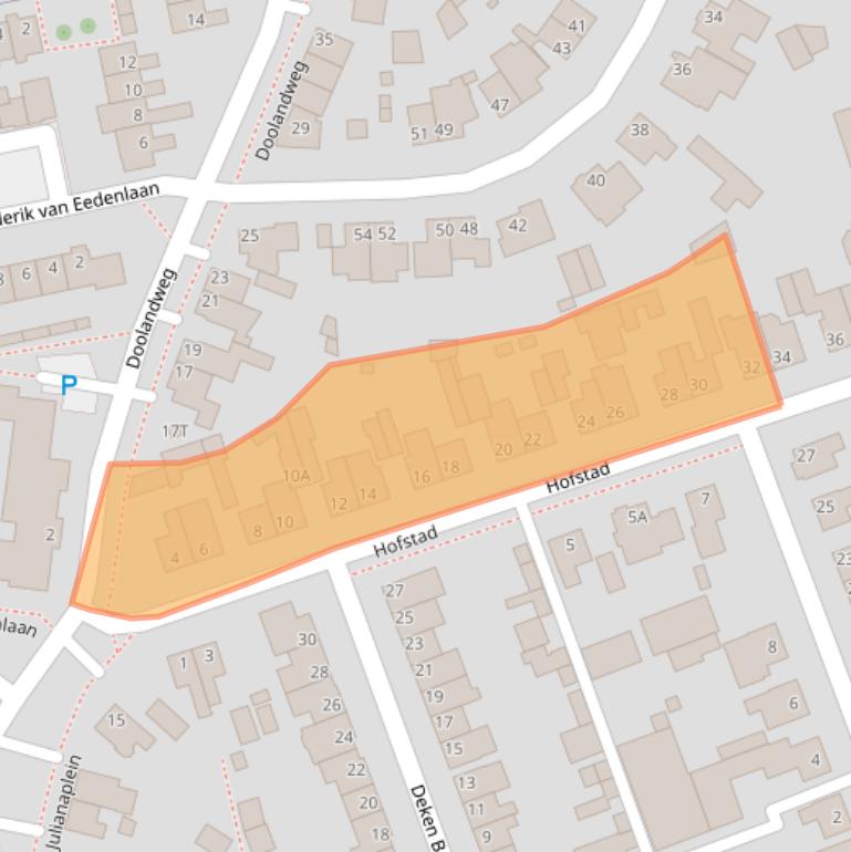 Kaart van postcodegebied 5531GC.