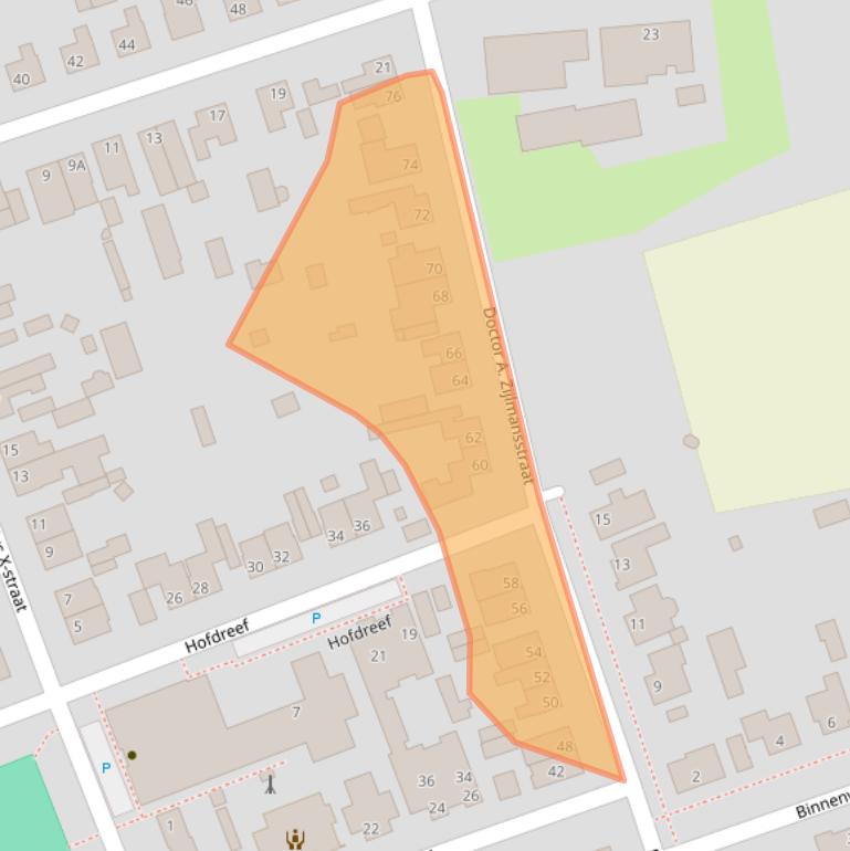 Kaart van postcodegebied 5531GH.