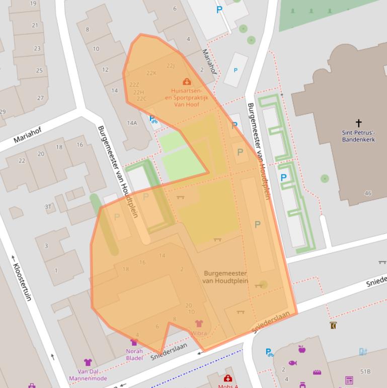 Kaart van postcodegebied 5531GN.