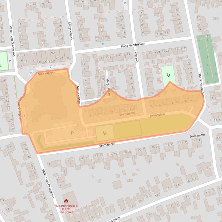 Kaart van postcodegebied 5531HM.
