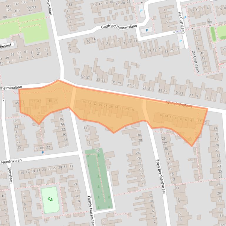 Kaart van postcodegebied 5531HT.