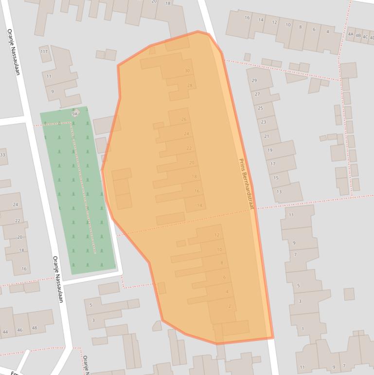 Kaart van postcodegebied 5531HX.