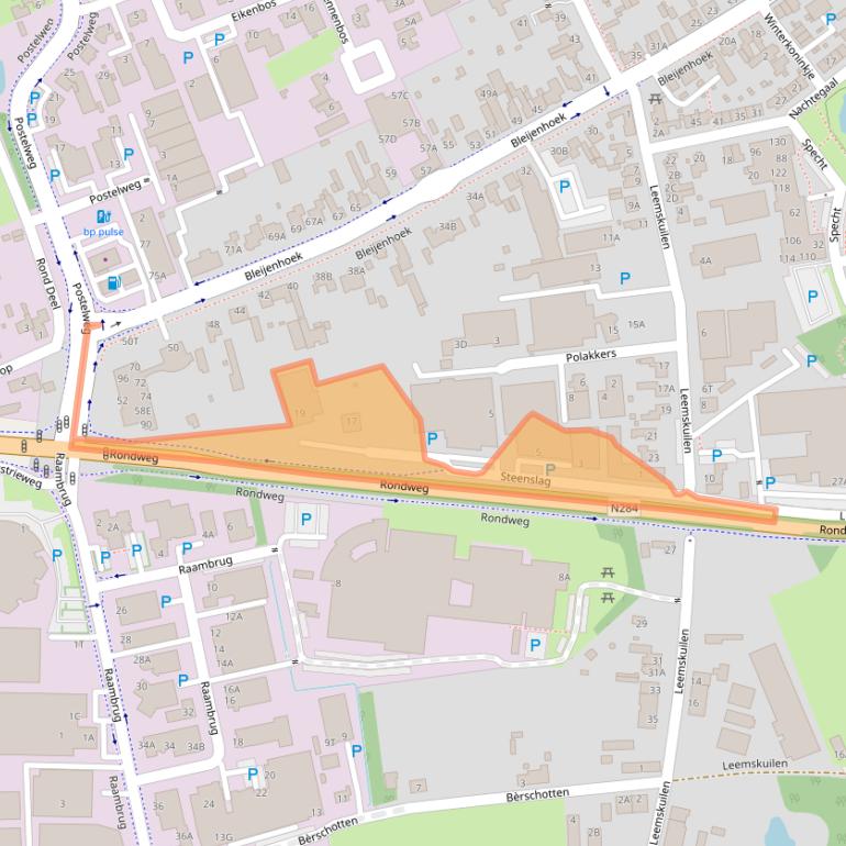 Kaart van postcodegebied 5531MC.