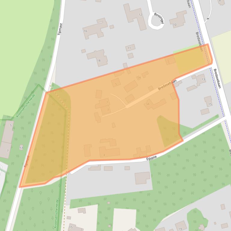 Kaart van postcodegebied 5531NJ.