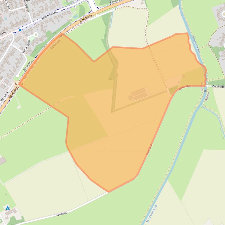 Kaart van postcodegebied 5531NN.