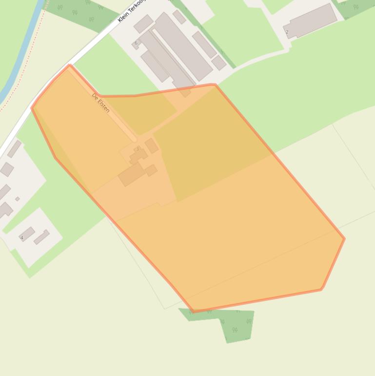 Kaart van postcodegebied 5531NS.