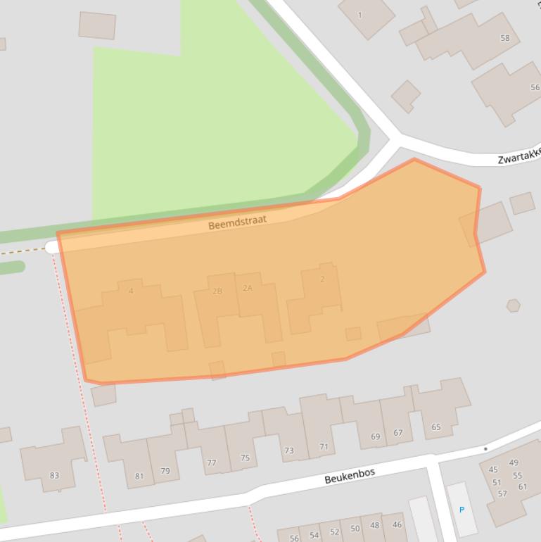 Kaart van postcodegebied 5531PA.