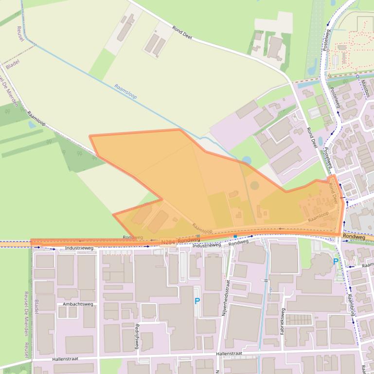 Kaart van postcodegebied 5531PC.