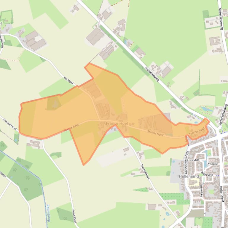 Kaart van postcodegebied 5531PD.