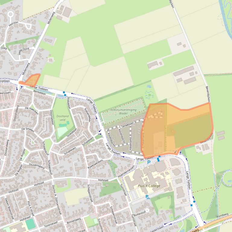 Kaart van postcodegebied 5531PX.