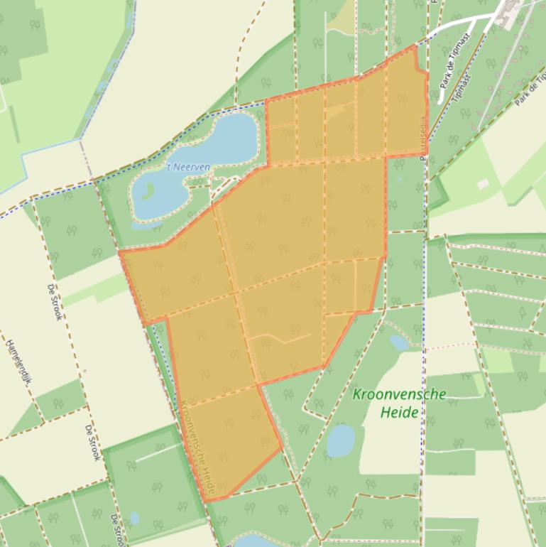 Kaart van postcodegebied 5531RT.