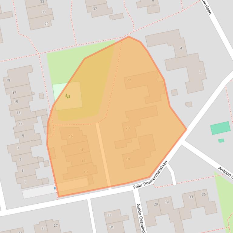 Kaart van postcodegebied 5531SJ.