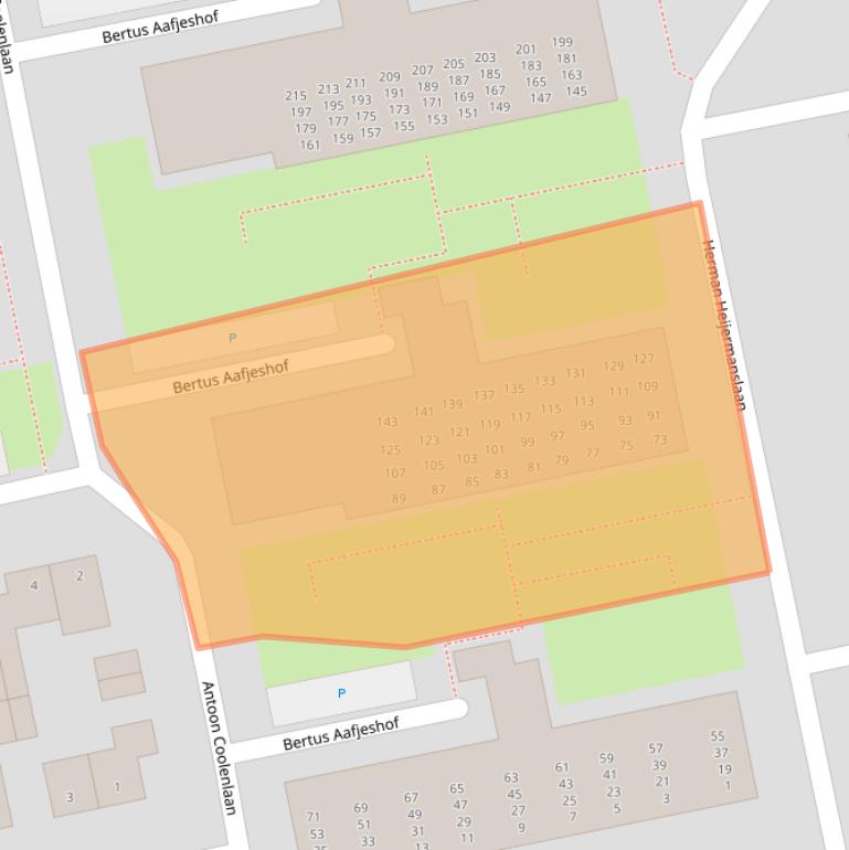 Kaart van postcodegebied 5531SV.